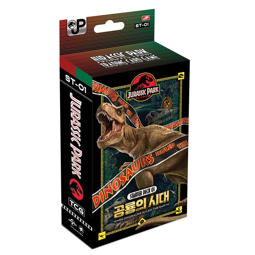 Jurassic Park TCG Booster Box Starter Deck Korean Trading Card Game Official