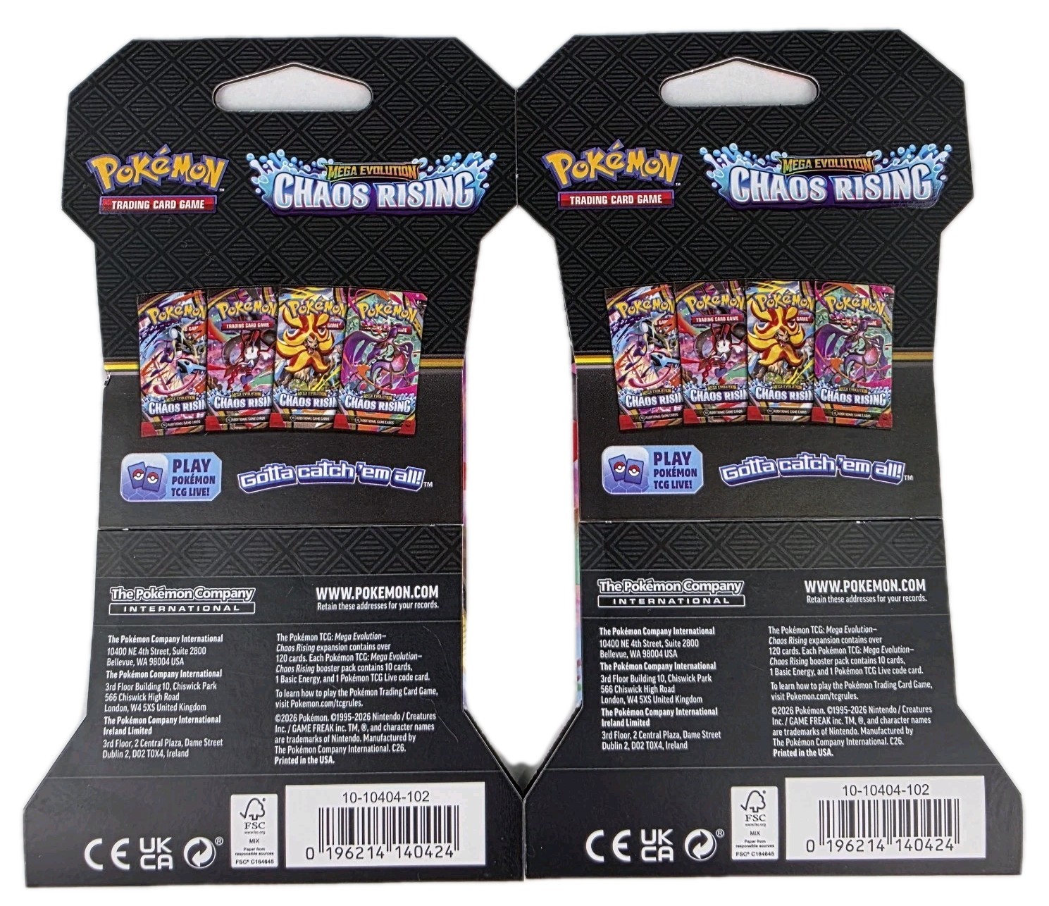 Pokemon Chaos Rising Booster Bundle Factory Sealed Box And Packs
