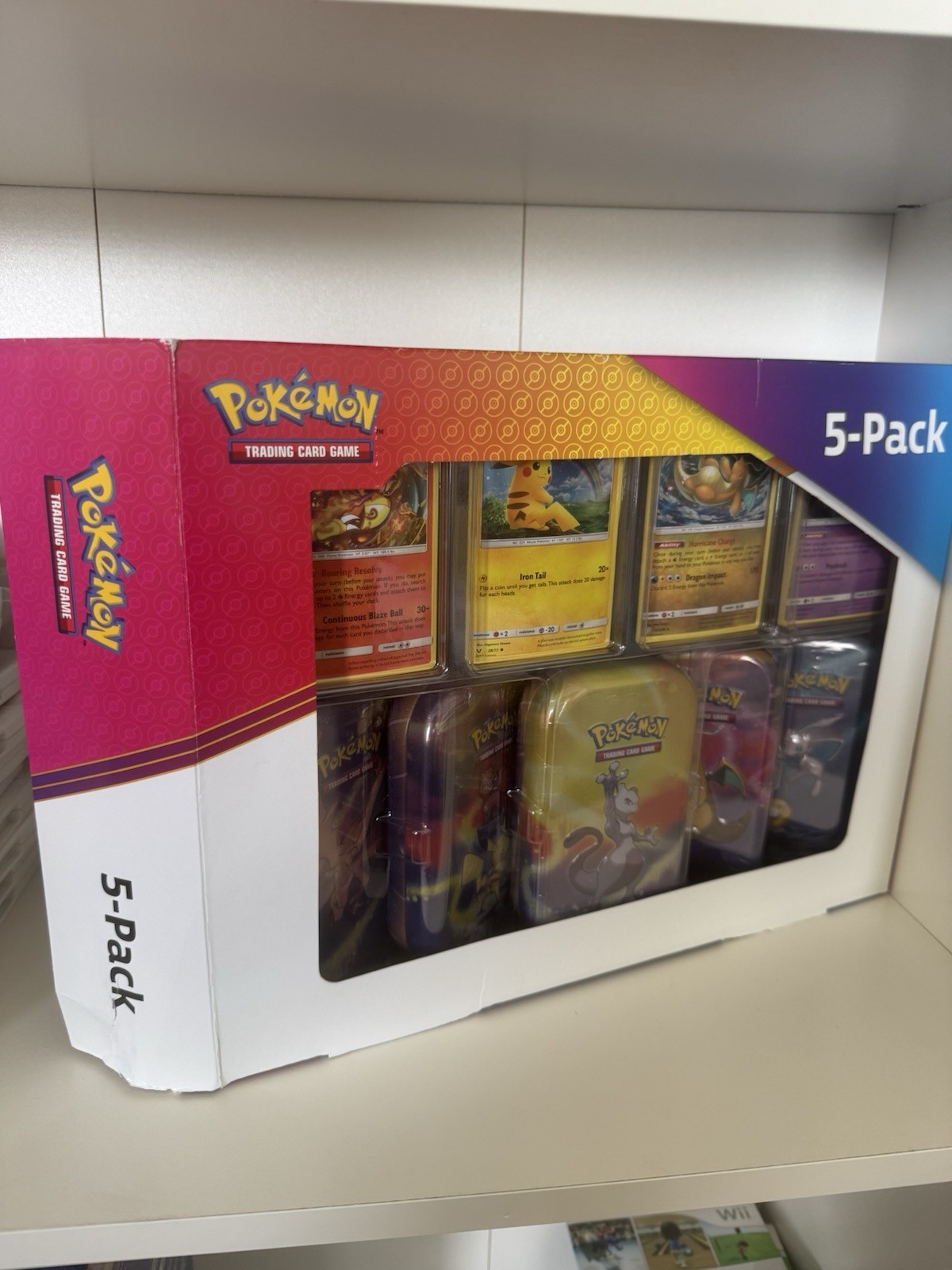 POKEMON TCG KANTO POWER 5-PACK MINI TINS COSMOS SET COSTCO CANADA – DMG Box