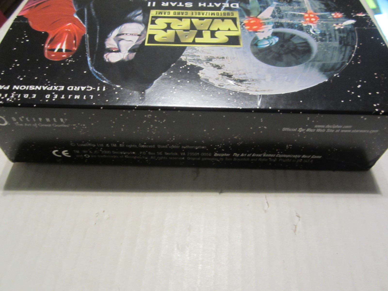 Star Wars CCG DEATH STAR 2 UNSEALED BOOSTER BOX with 36 FAC-SEALED PACKS