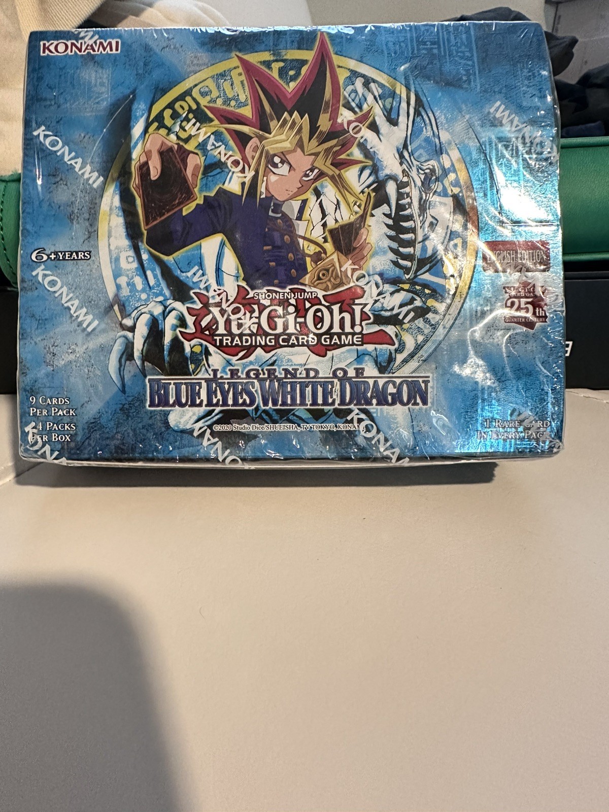 Yugioh Legend of Blue-Eyes White Dragon 25th Anniversary Booster Box Sealed!