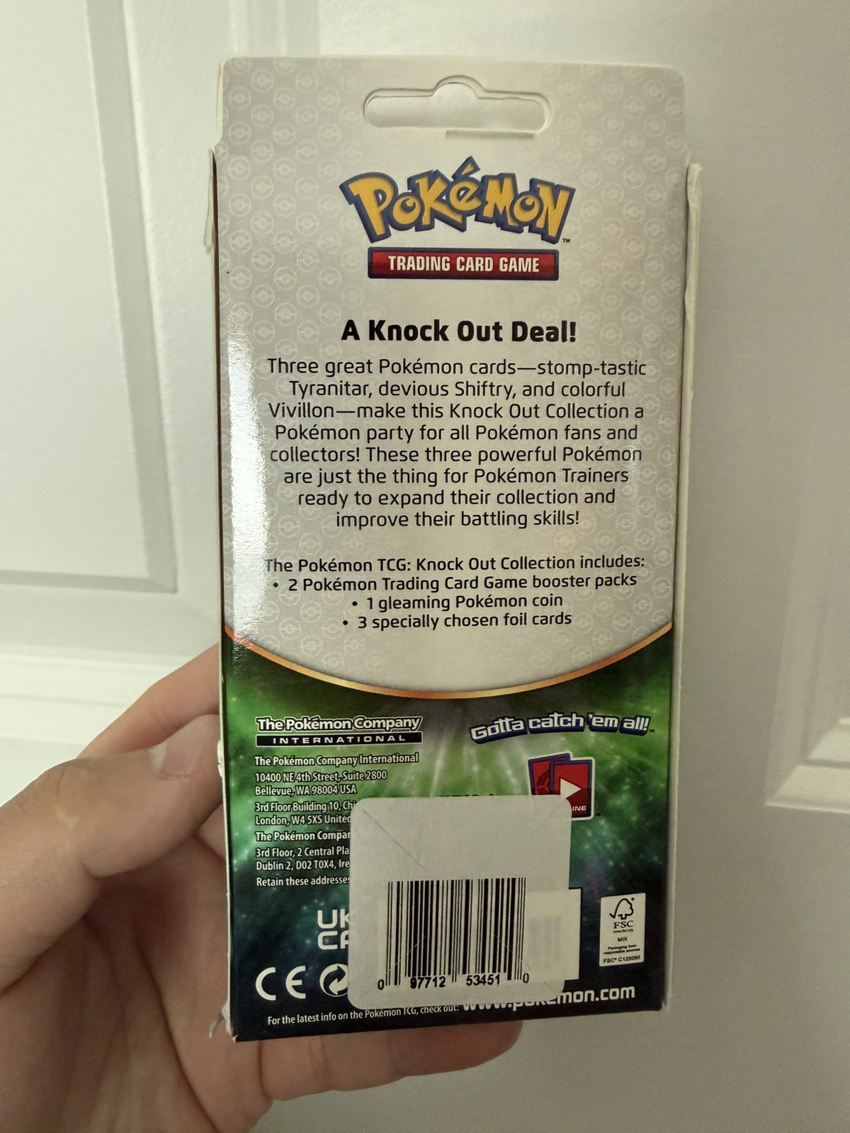 Pokémon 2017 Knock Out Collection Tyranitar Sealed Box Deck