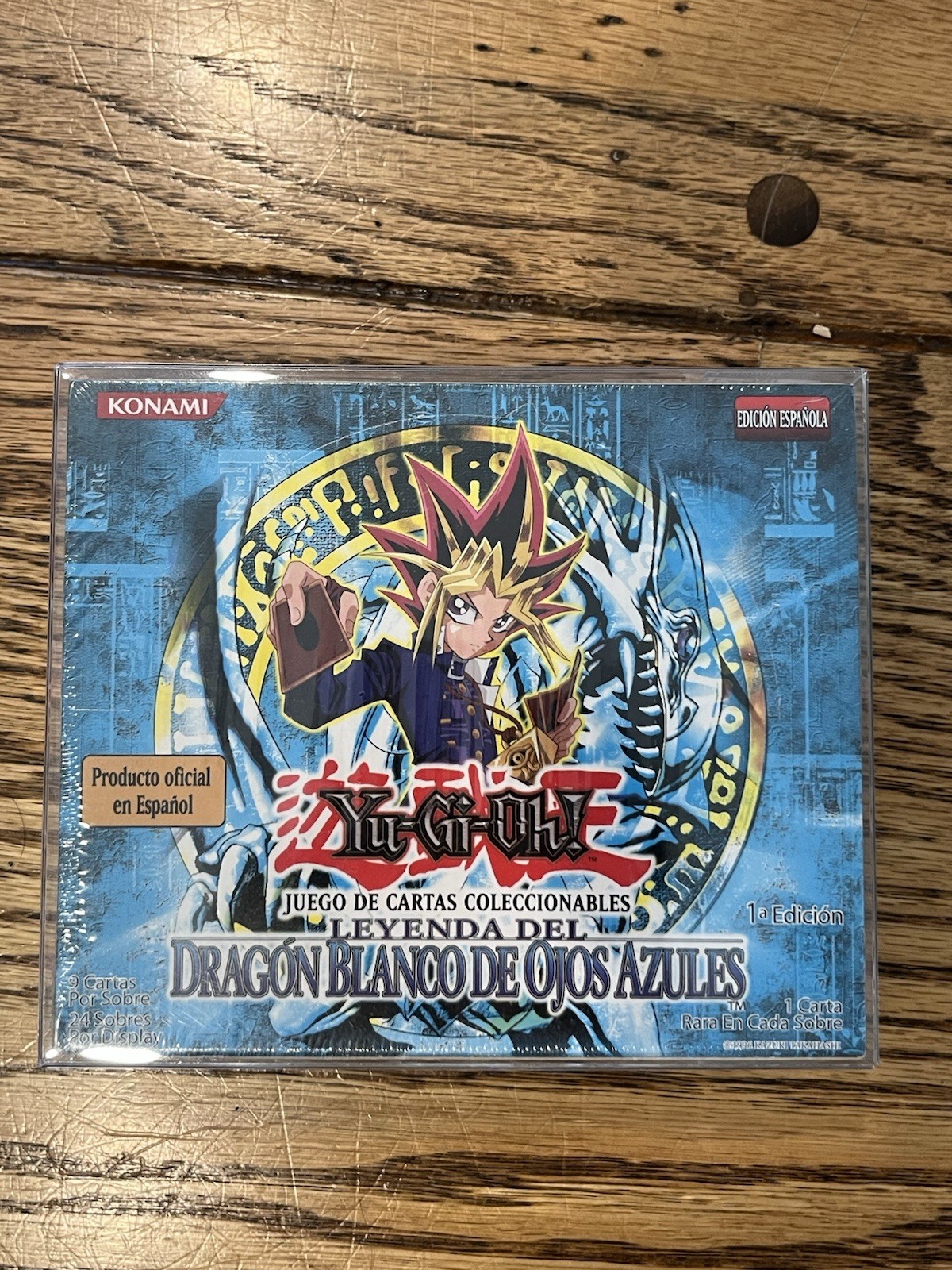 YUGIOH LEGEND OF BLUE-EYES WHITE DRAGON 1ST EDITION SPANISH SEALED BOOSTER BOX