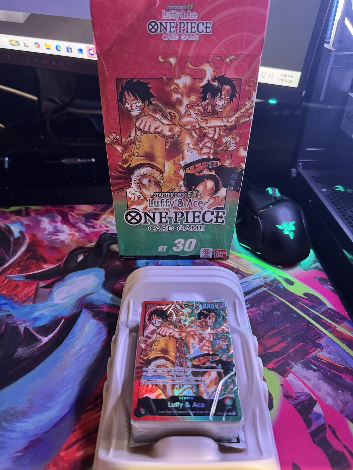 DEAD BOX Bandai One Piece Card Game Starter Deck EX Luffy & Ace ST-30 English