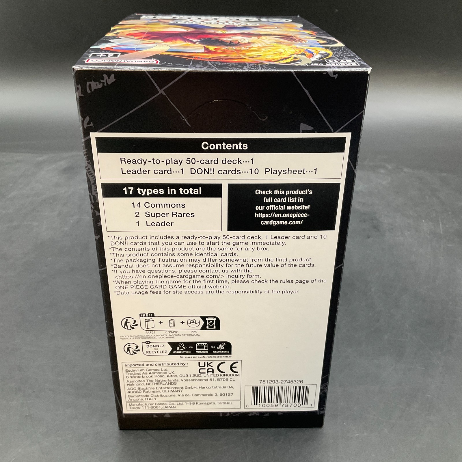 One Piece TCG Starter Deck 14 3D2Y Display SEALED – 6 STARTER DECKS