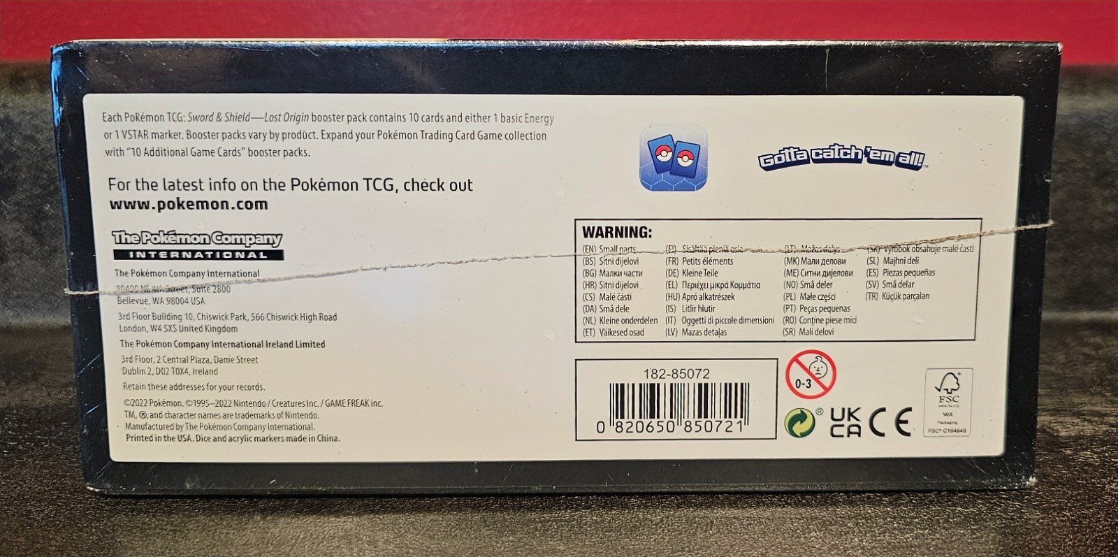 Pokemon TCG Lost Origin Build & Battle Stadium (NEW/SEALED)