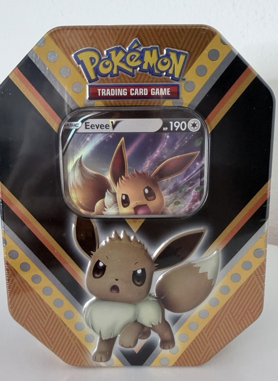 Pokémon Eevee V Powers Tin Sealed Box English Trading Card Game 2020