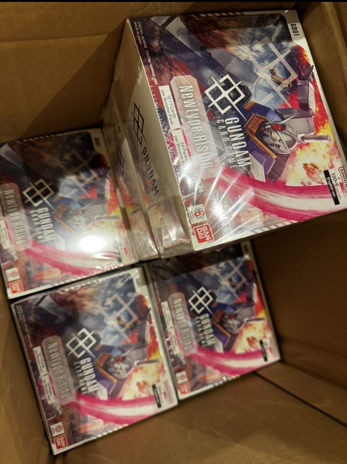 Gundam Card Game Newtype Rising GD01 Booster Box English Sealed