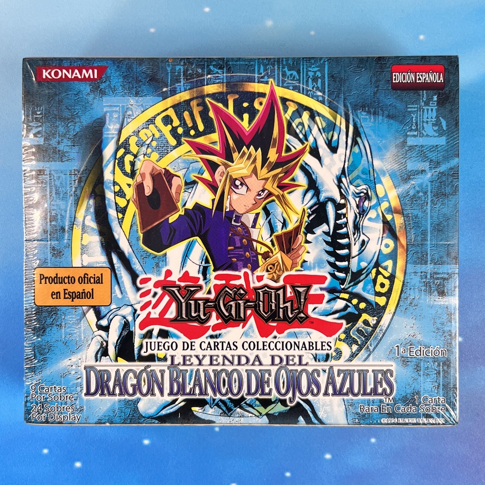 YUGIOH LEGEND OF BLUE-EYES WHITE DRAGON 1ST EDITION SPANISH SEALED BOOSTER BOX