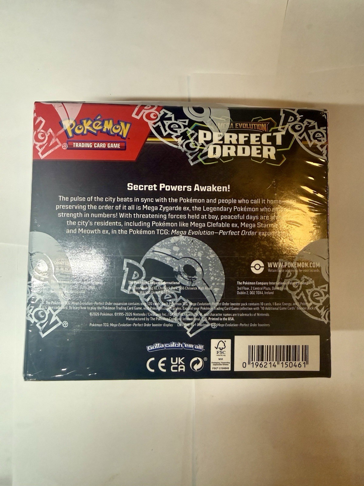 Pokémon TCG Mega Evolution Perfect Order Booster Box 36 Packs Sealed New