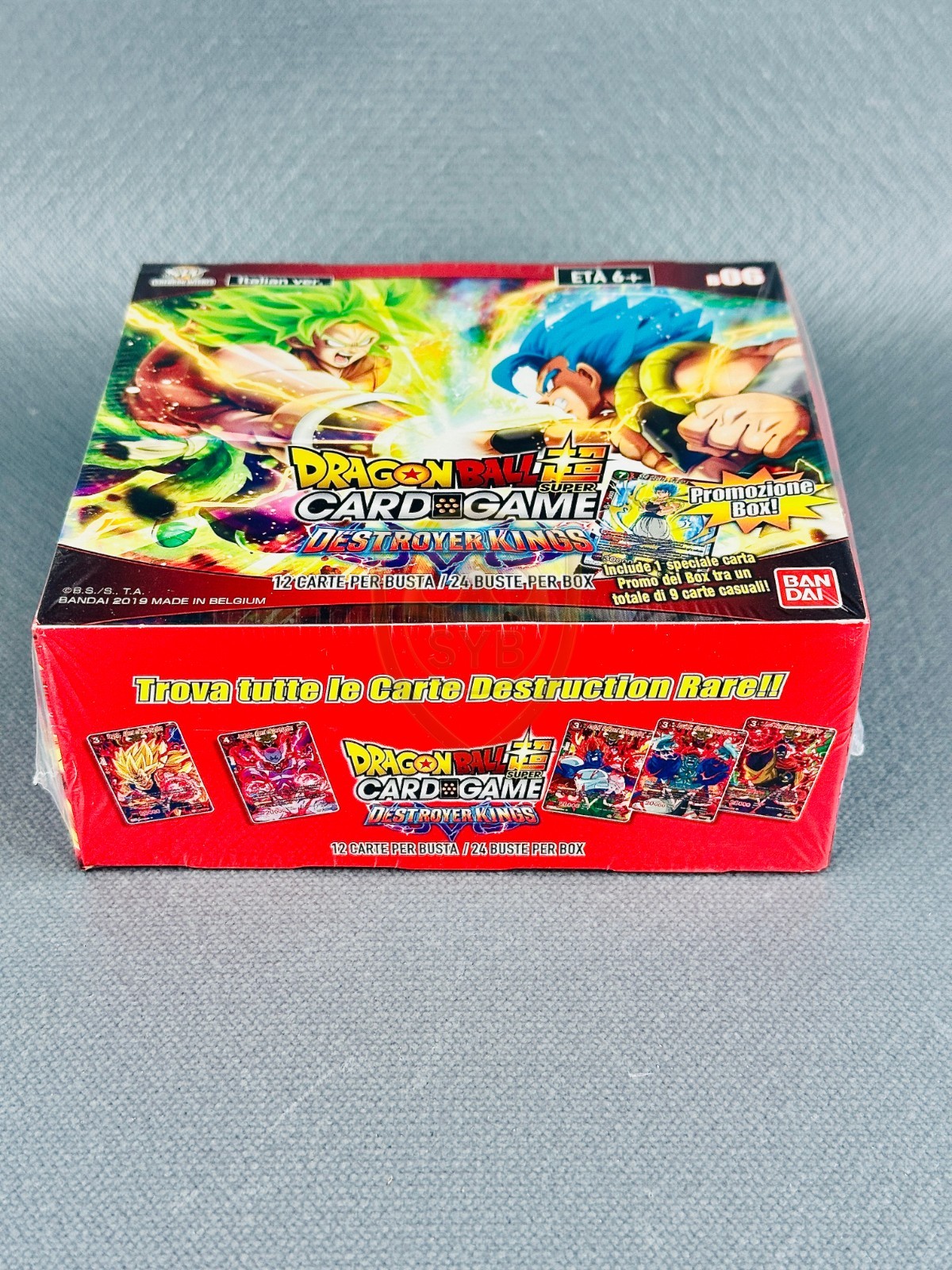 Dragonball Super Booster Box 24 sachets B06 Destroyer Kings Sealed Italian