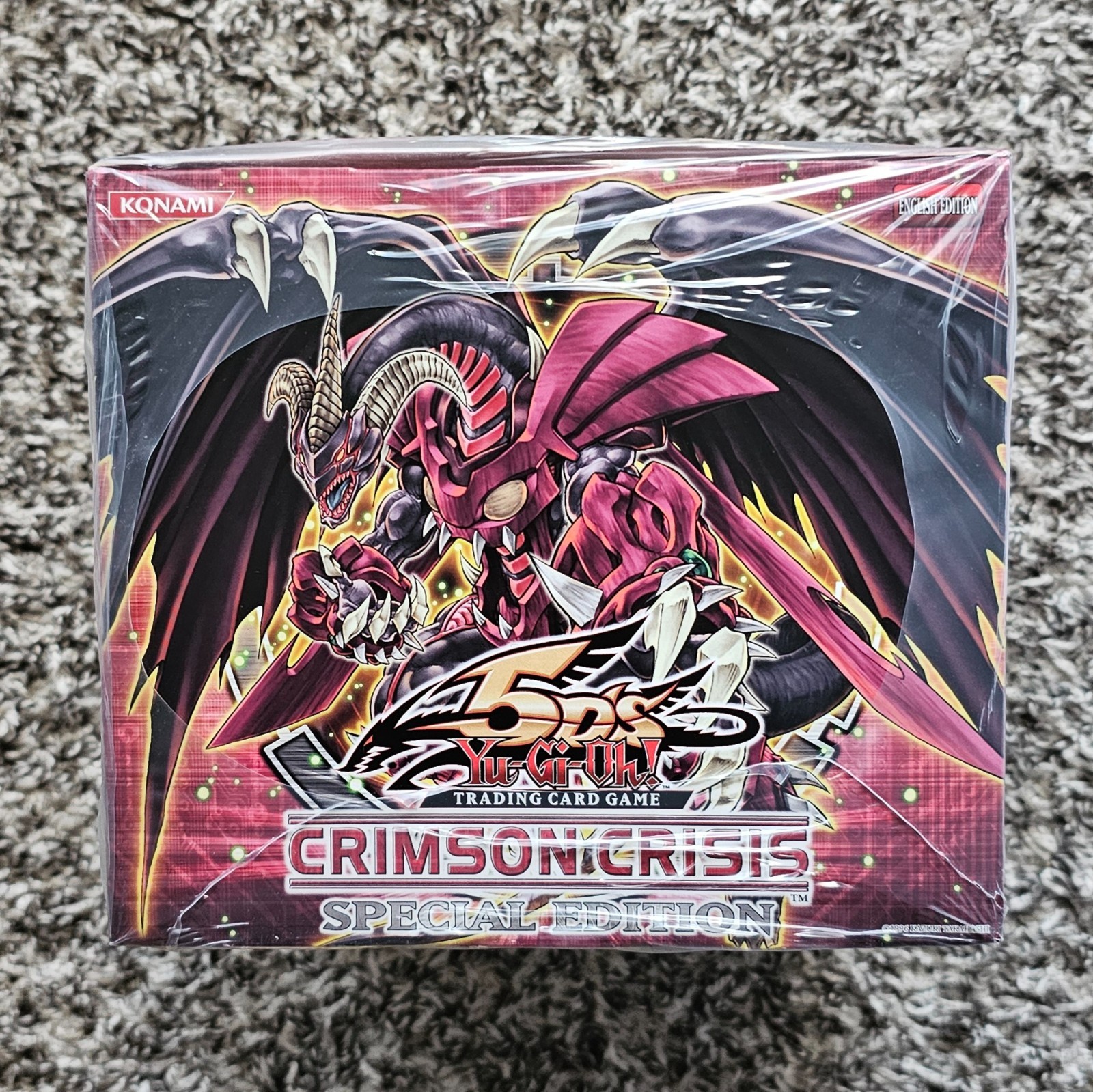 YUGIOH • 5DS CRIMSON CRISIS SPECIAL EDITION • BOOSTER BOX • UPPER DECK • SEALED