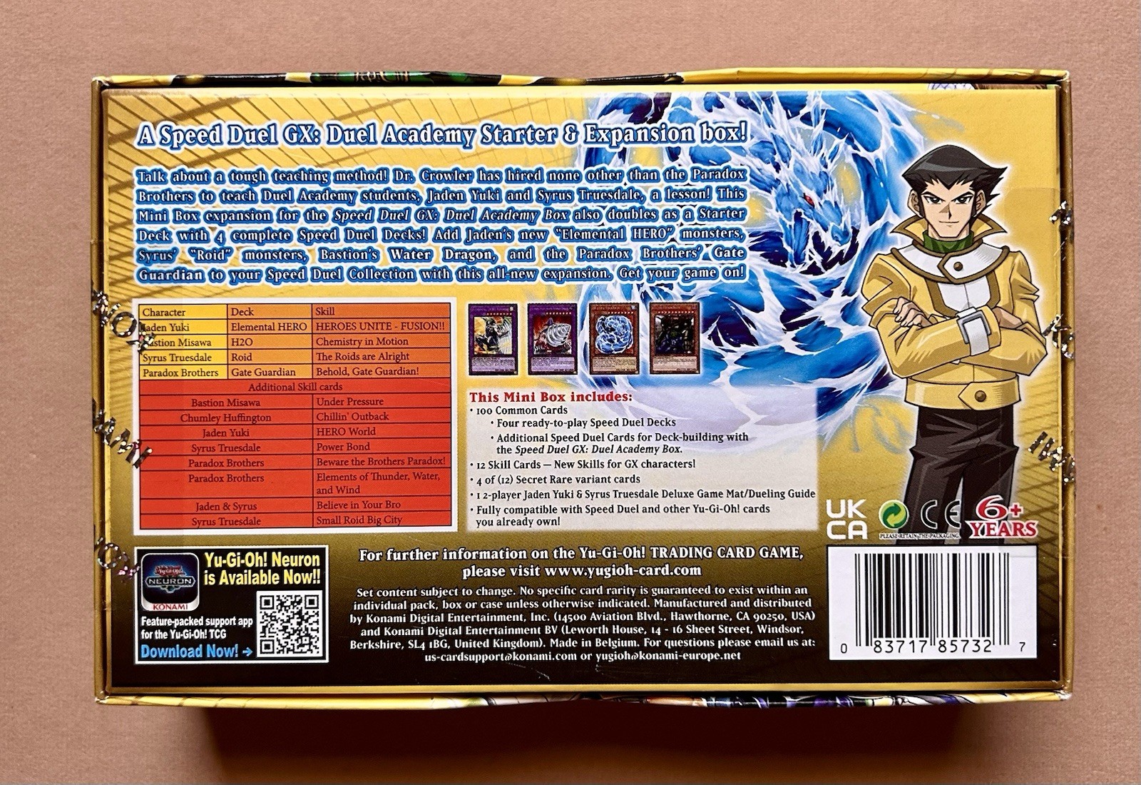 Yugioh Speed Duel GX Midterm Paradox Mini Box Factory Sealed