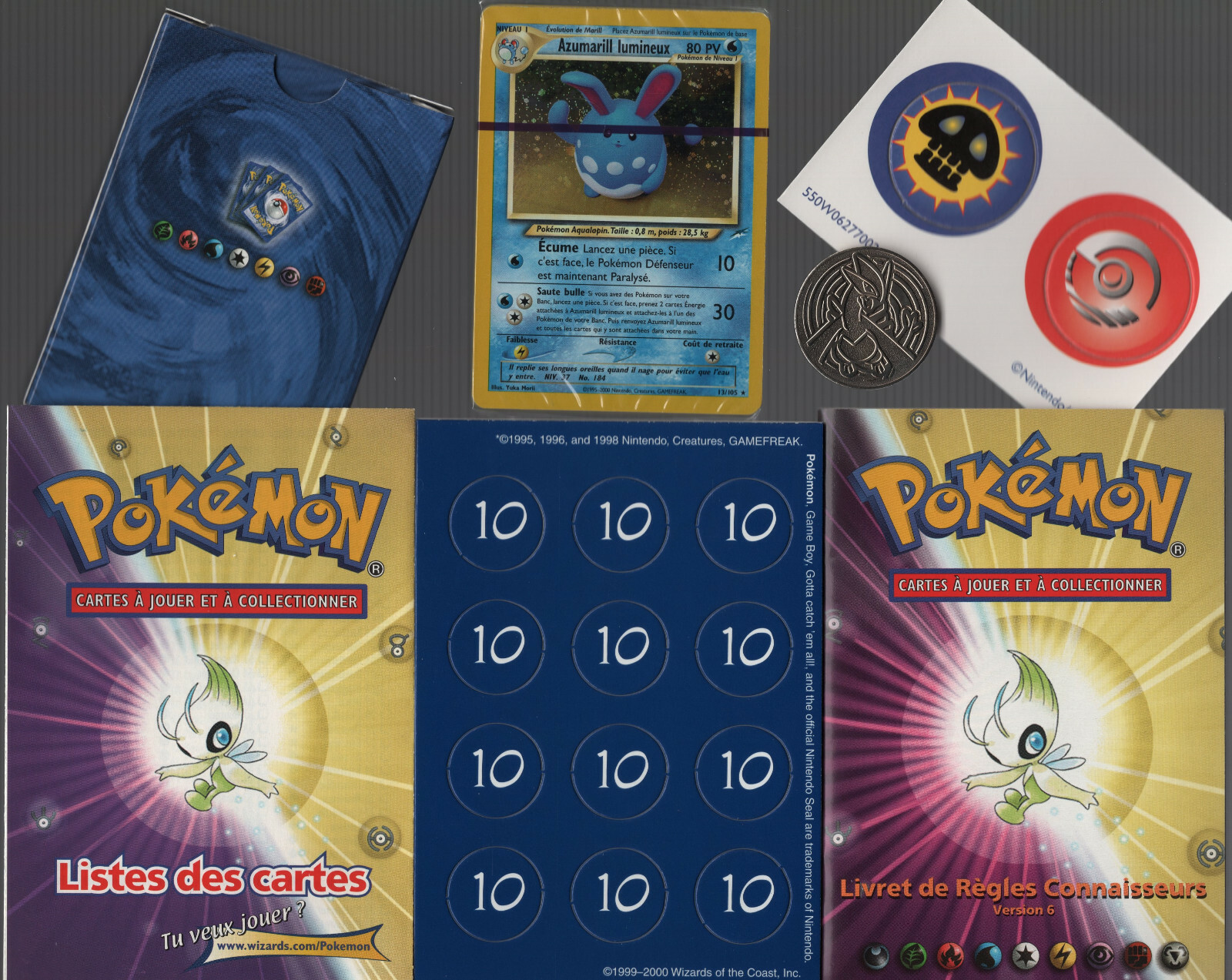 LUMIERE Pokemon FRENCH Neo Destiny LIGHT Theme Deck – FACTORY SEALED