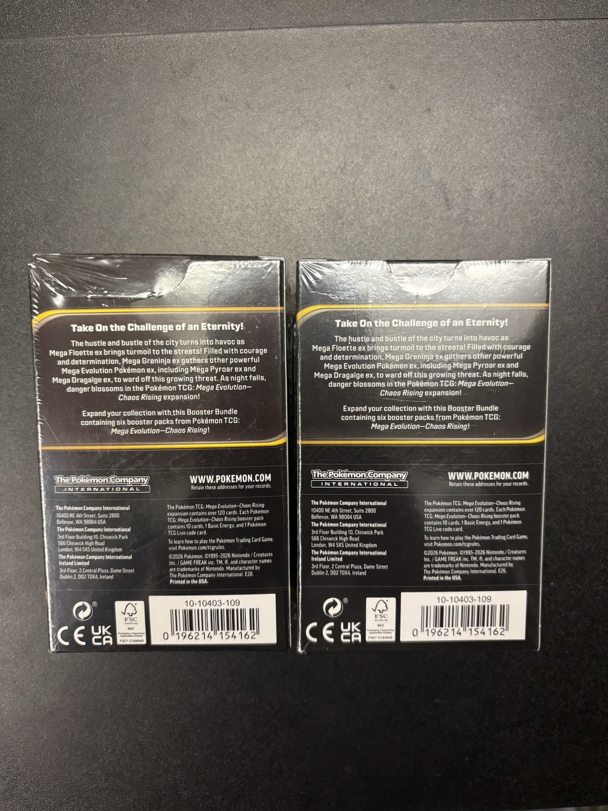 2x Pokemon TCG Chaos Rising Booster Bundle New Factory Sealed