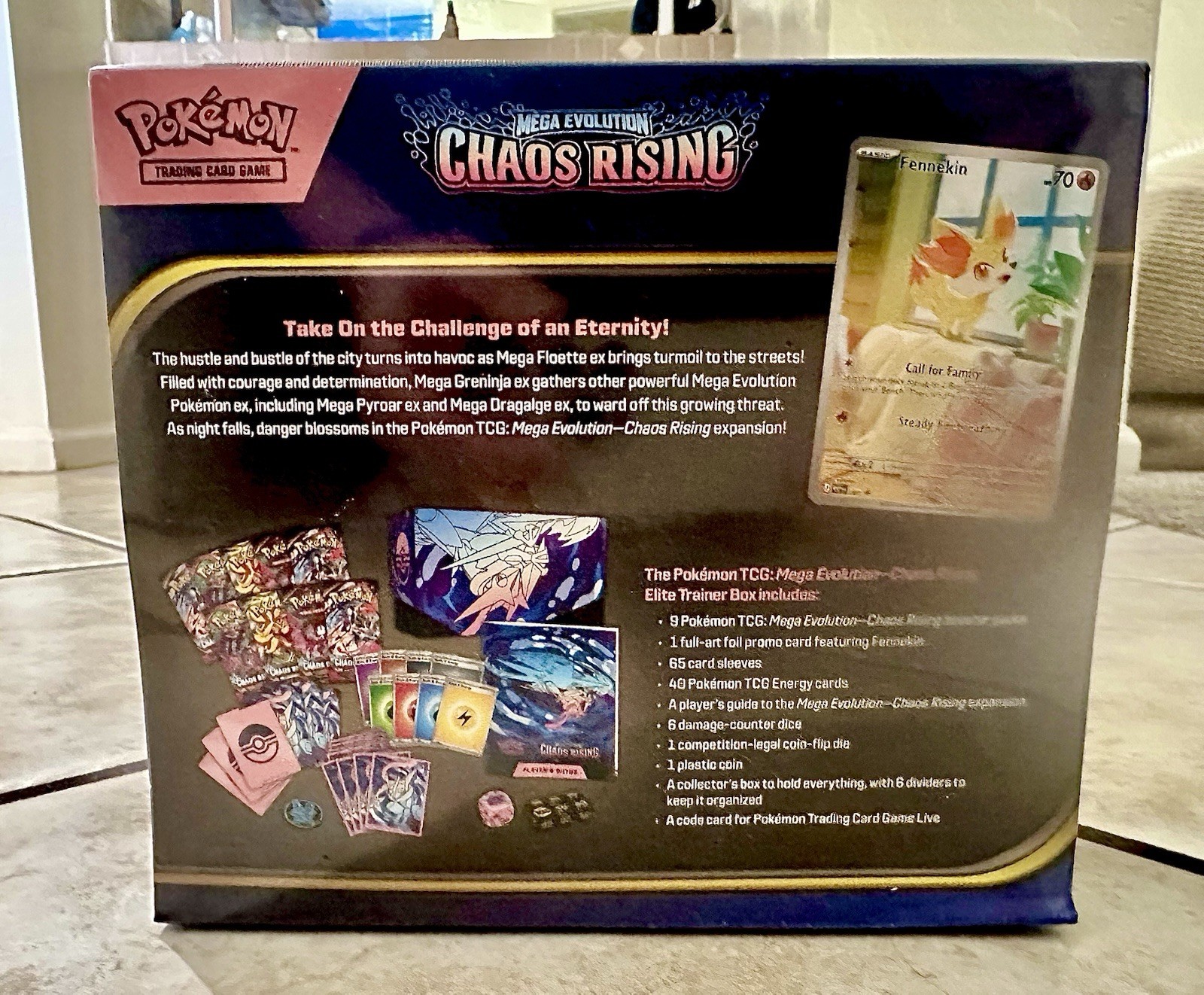 BRAND NEW – Pokémon Mega Evolution Chaos Rising – Elite Trainer Box ETB English