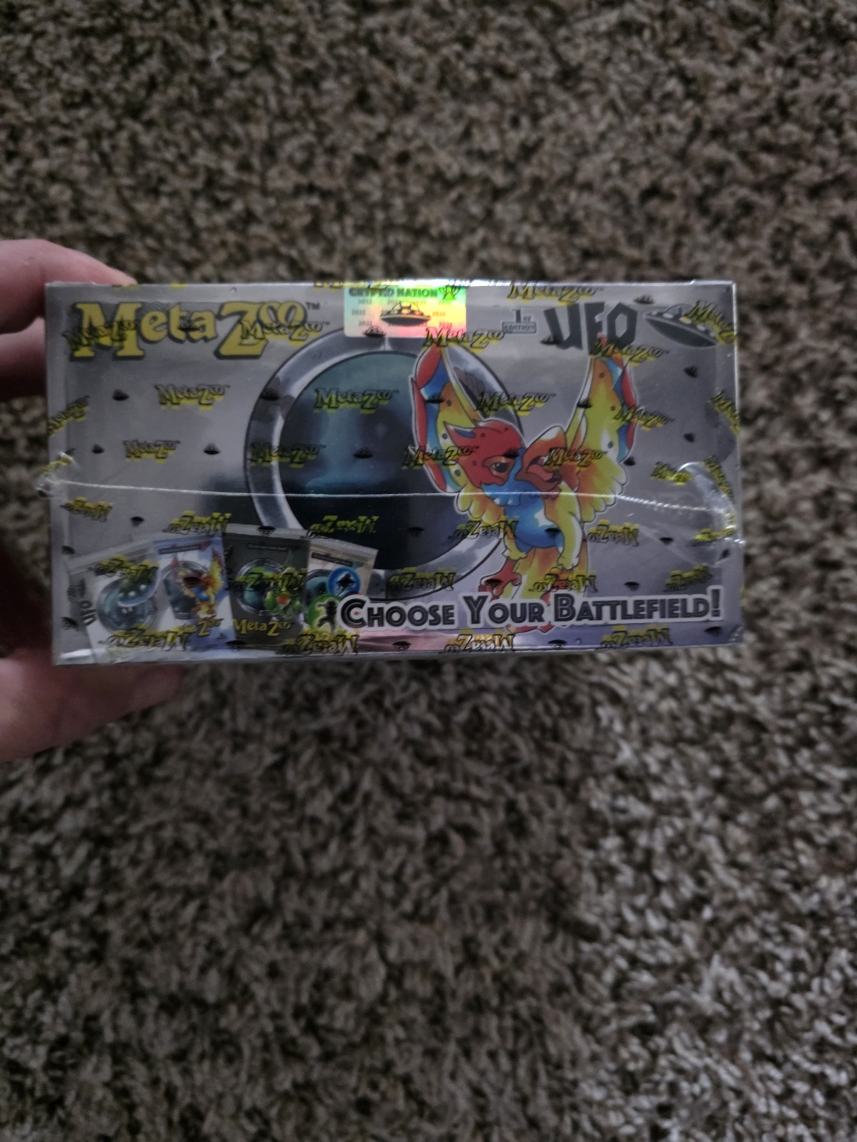 MetaZoo Games CCG UFO 1st Edition Booster Box – 36 Packs