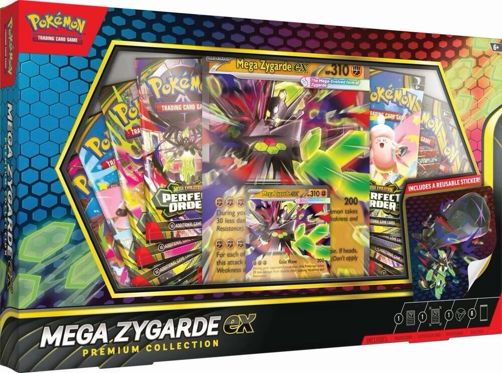 Pokémon TCG Mega Zygarde EX Premium Collection Box English (SEALED)