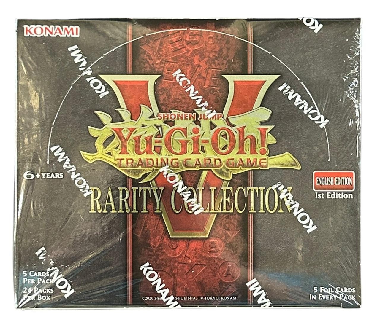 YuGiOh! RARITY COLLECTION 5 (V) Booster Box Factory Sealed English – 24 Packs
