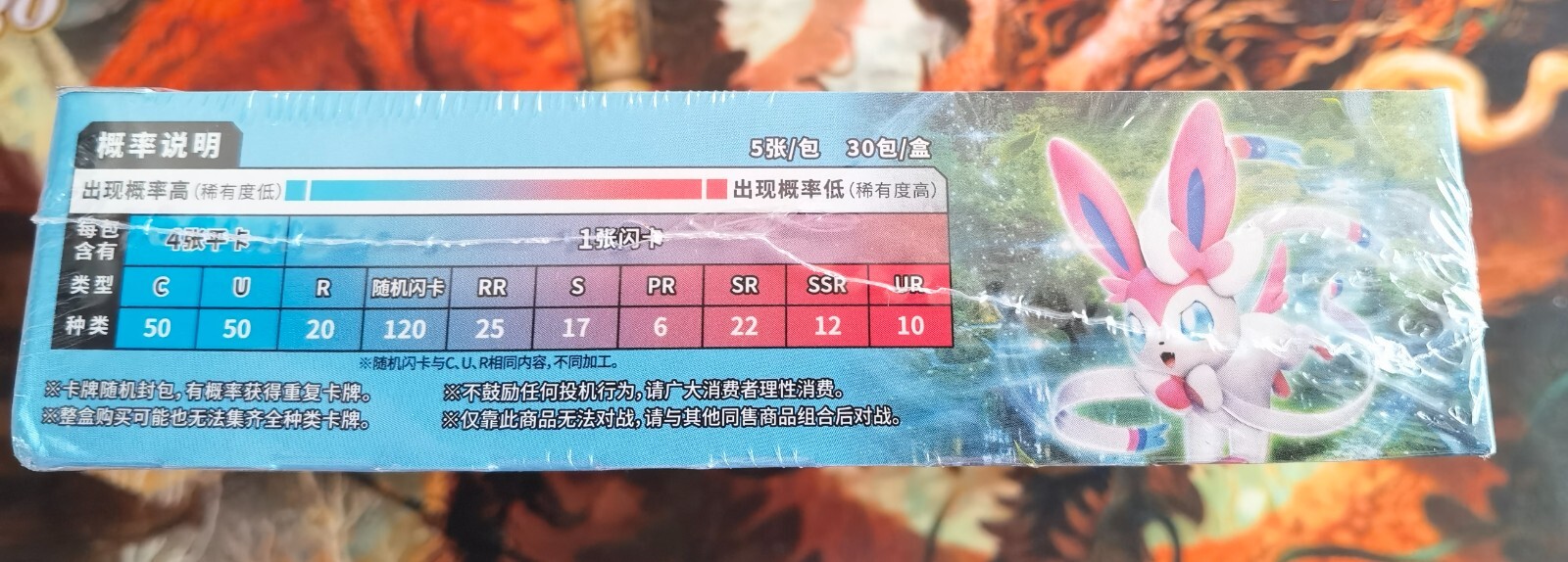 Pokemon Simplified Chinese Start Expansion Sun & Moon Blue (Sylveon) Booster Box