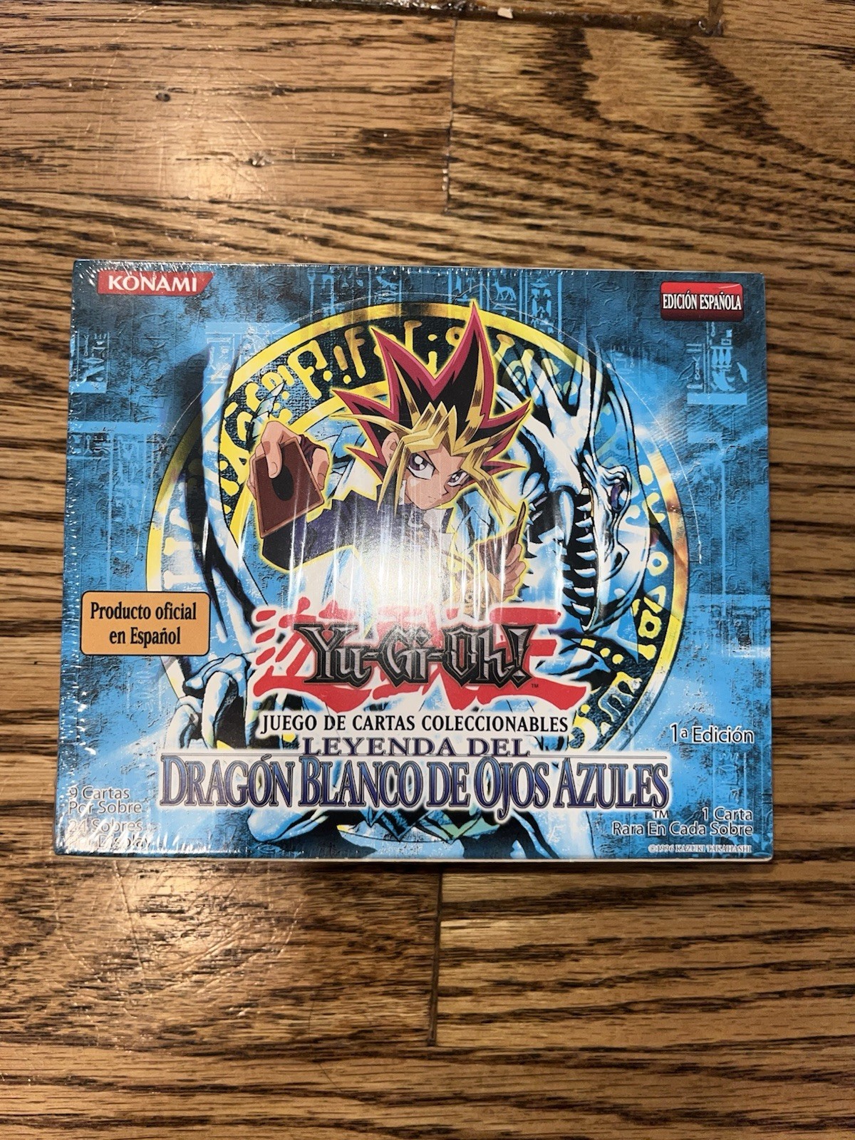 YUGIOH LEGEND OF BLUE-EYES WHITE DRAGON 1ST EDITION SPANISH SEALED BOOSTER BOX