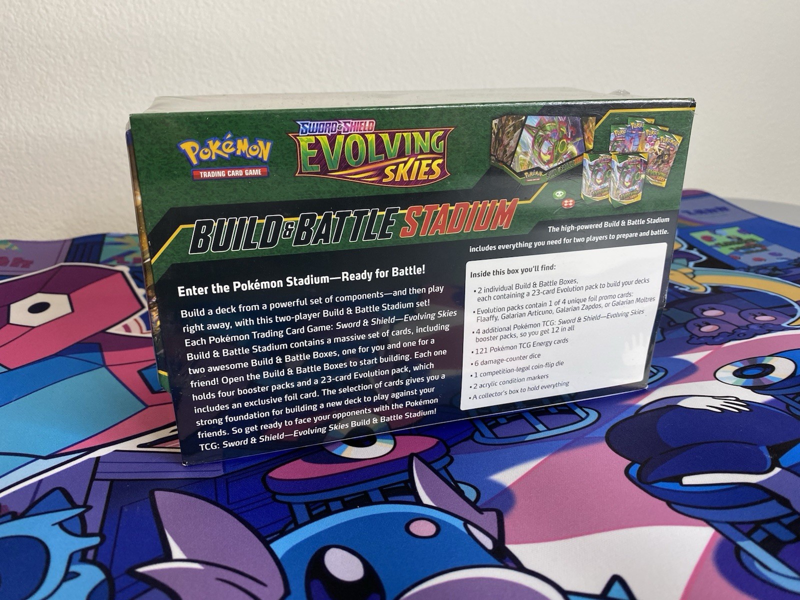 🔥 Pokemon Evolving Skies Build & Battle Stadium Box SEALED ⛅️🐉💫