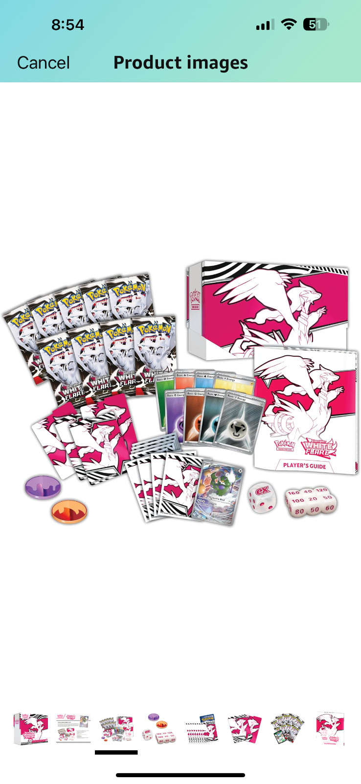 Pokemon TCG Scarlet & Violet 10.5 WHITE FLARE Elite Trainer Box ETB NEW SEALED