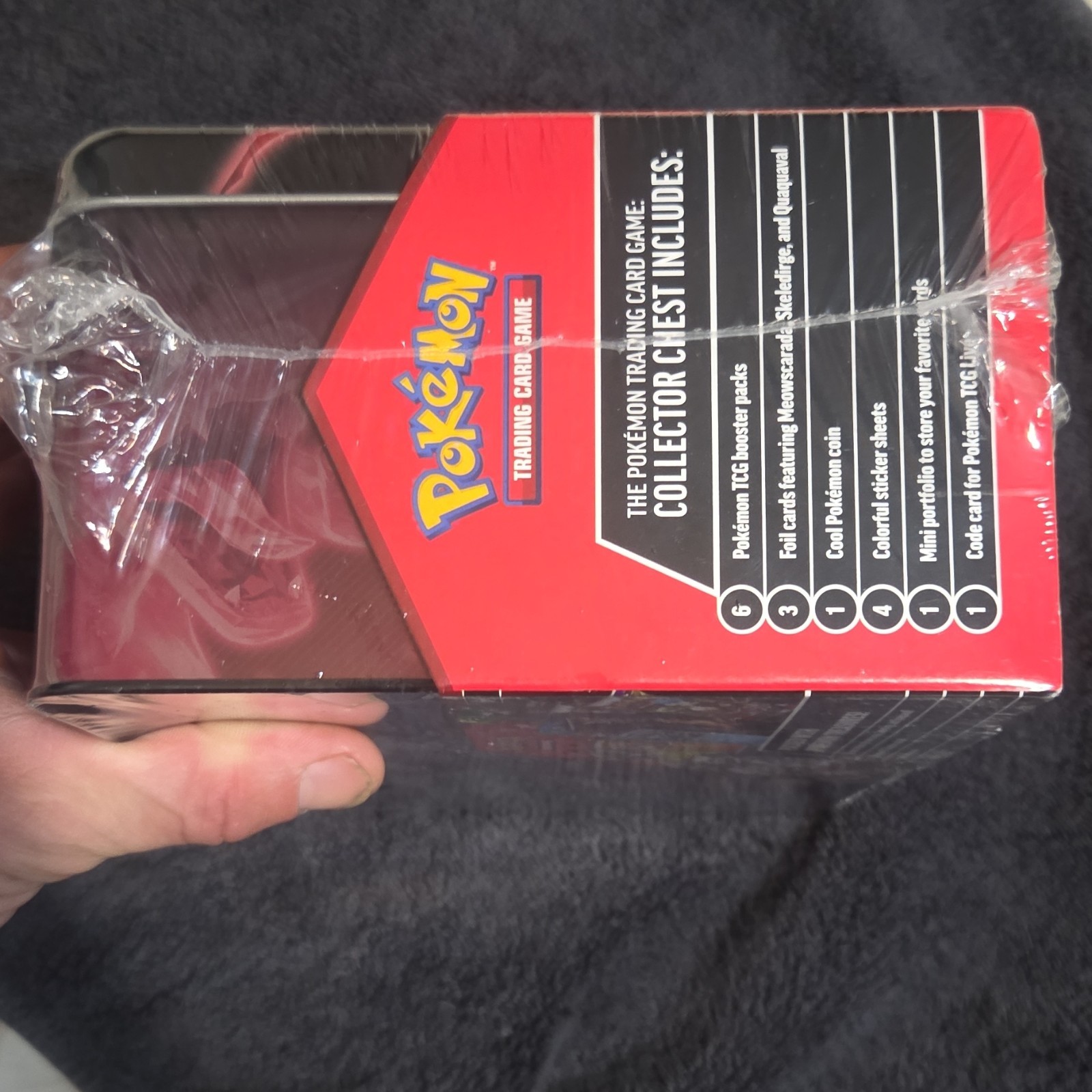 Pokémon TCG Treasure Chest Tin Scarlet & Violet Charizard English 2023 6+ MPN