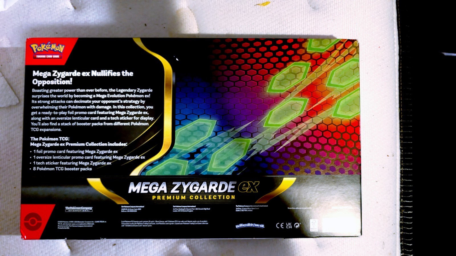pokemon mega zygarde ex premium collection box