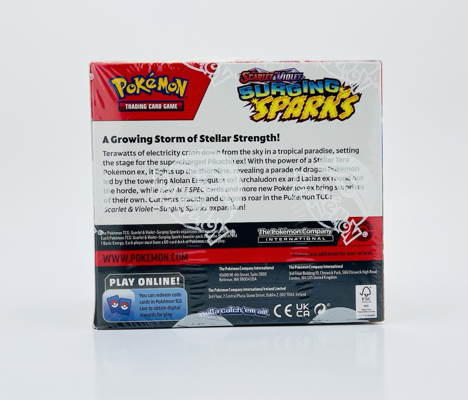 Pokemon TCG Surging Sparks New Factory Sealed Booster Box 36 Packs *READ*