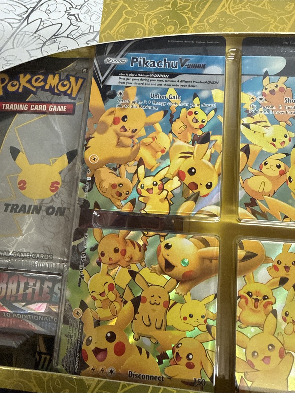 Pokémon TCG Celebrations Pikachu V-UNION Special Collection Box English 2021