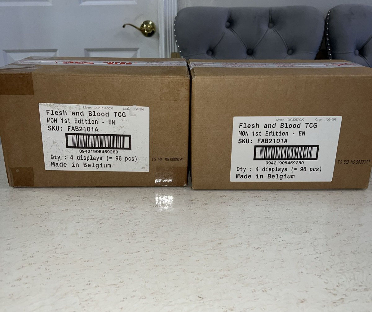 Flesh and Blood Monarch 1st Edition Booster Box Sealed Case Bundle FAB