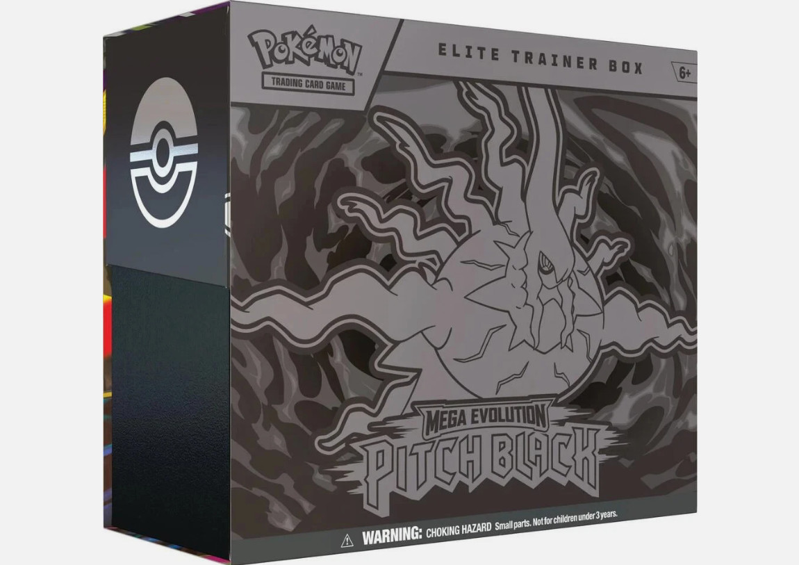 POKEMON MEGA EVOLUTION: PITCH BLACK ELITE TRAINER ETB BOX – NEW – SEALED