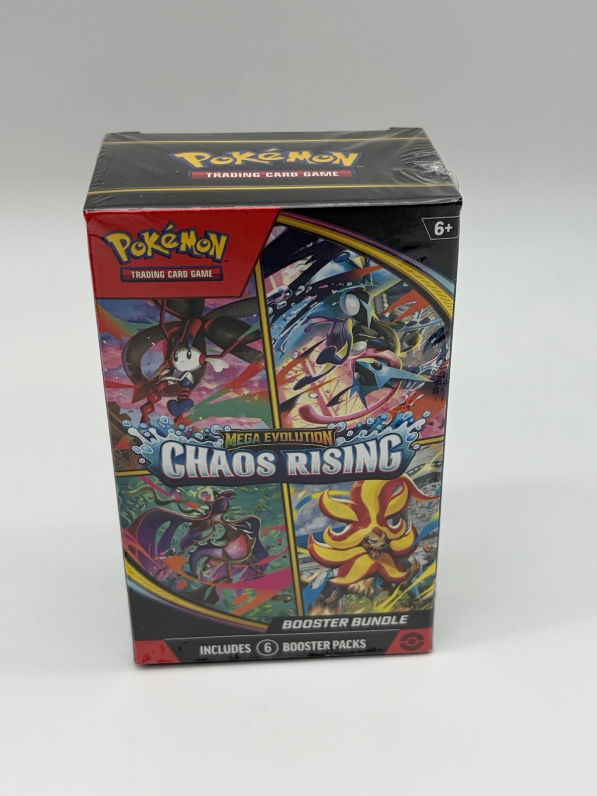 Pokemon TCG Chaos Rising Violet Factory Sealed Booster Bundle Box 6 Packs Box