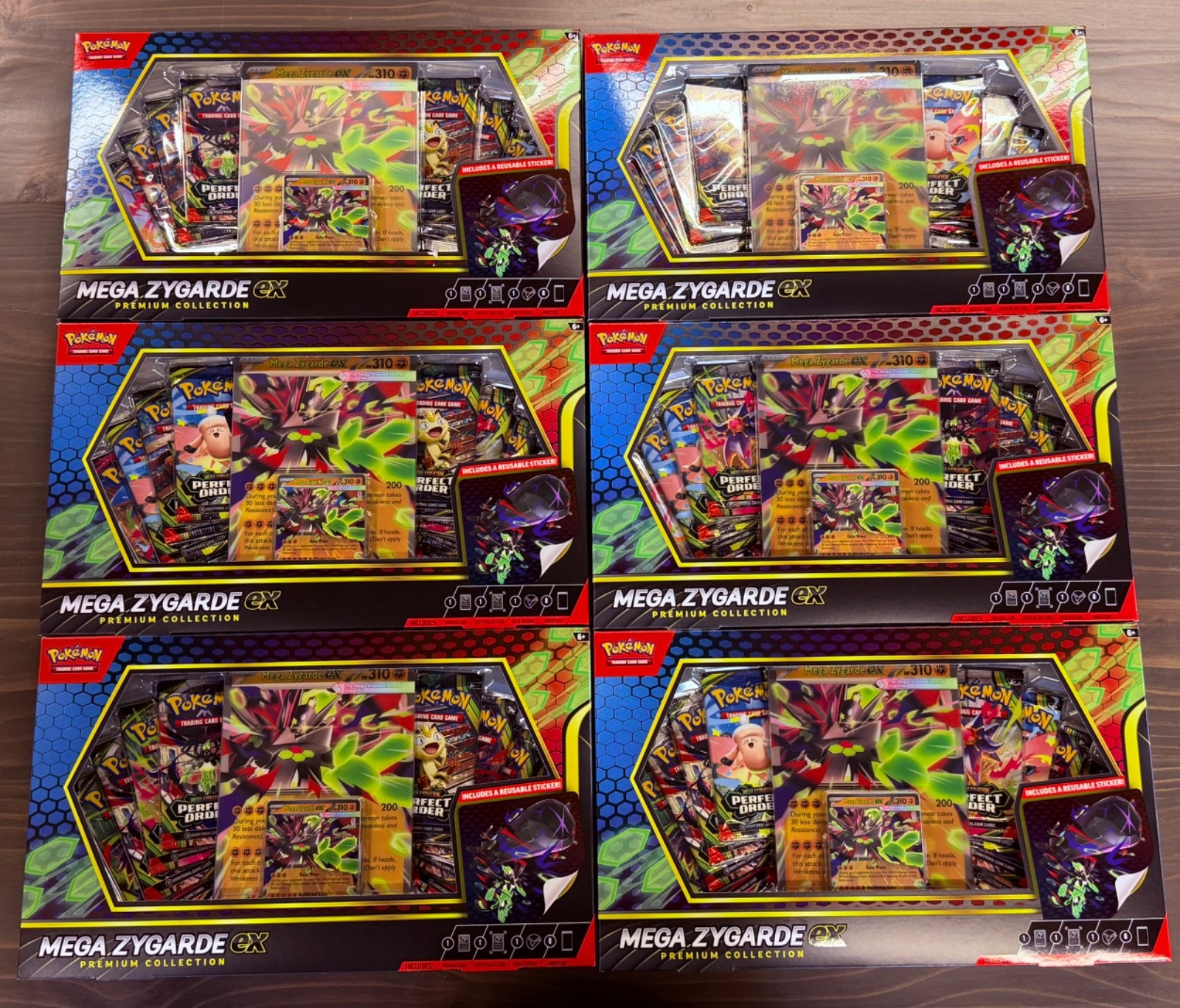 Pokemon Mega Zygarde ex Premium Collection Case New Factory Sealed (6 Boxes)