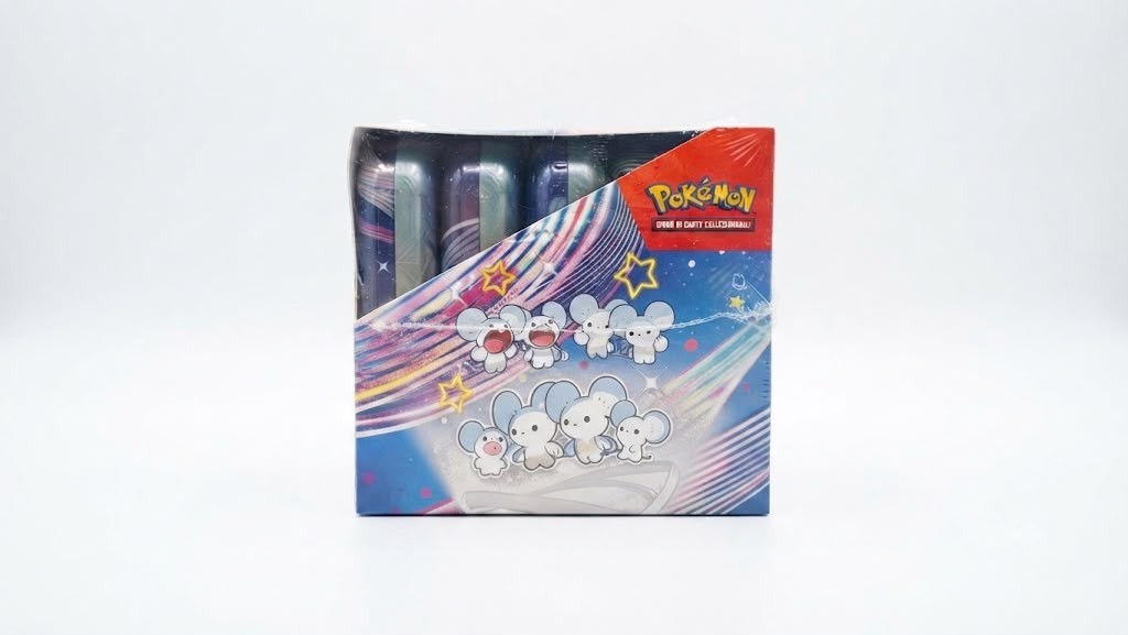 Pokemon Destiny of Paldea Mini Tin Display Box 10x Minitin ITALIAN Sealed