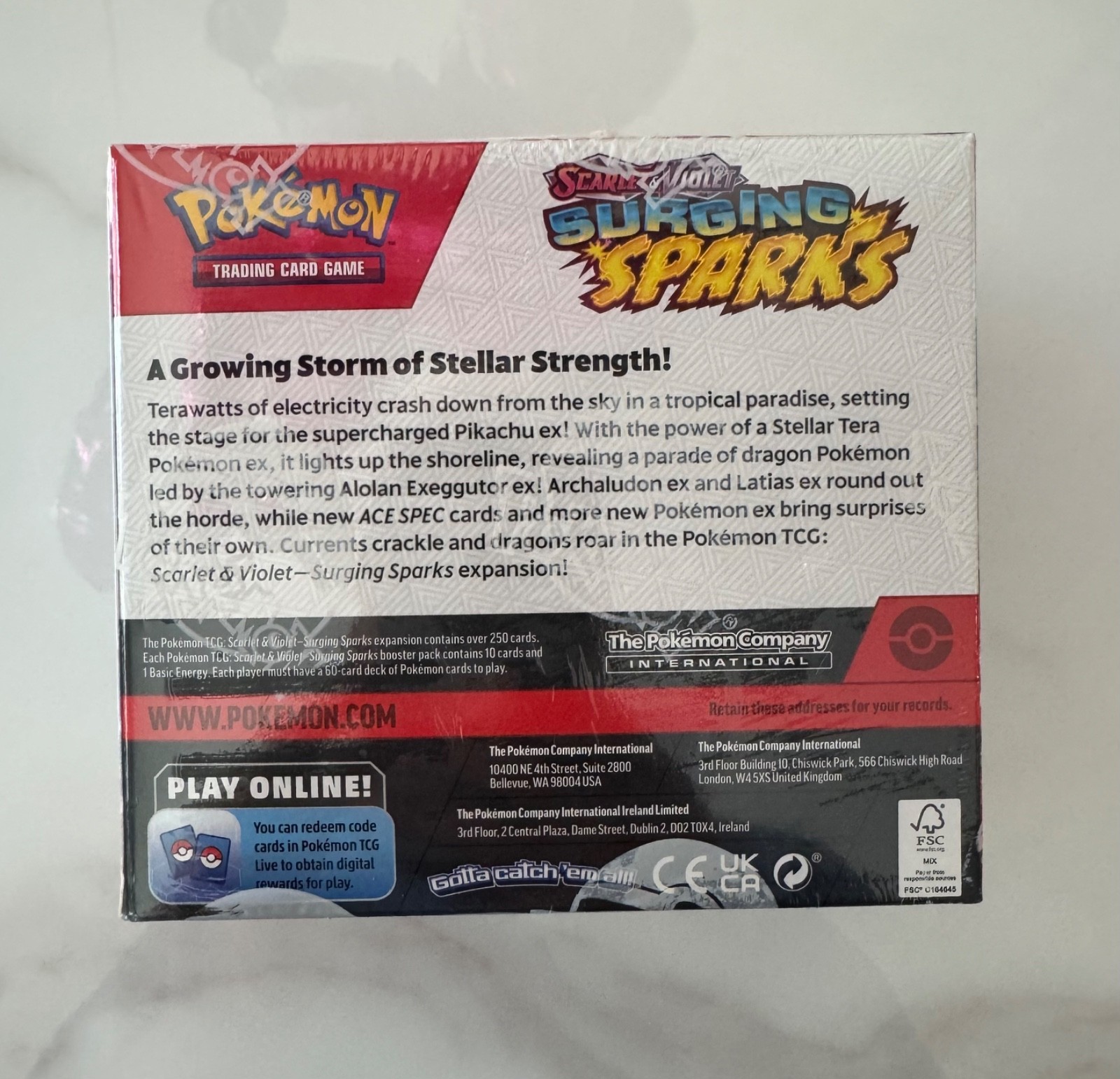 Pokemon TCG Surging Sparks Booster Box | BRAND NEW FACTORY SEALED 36 Packs