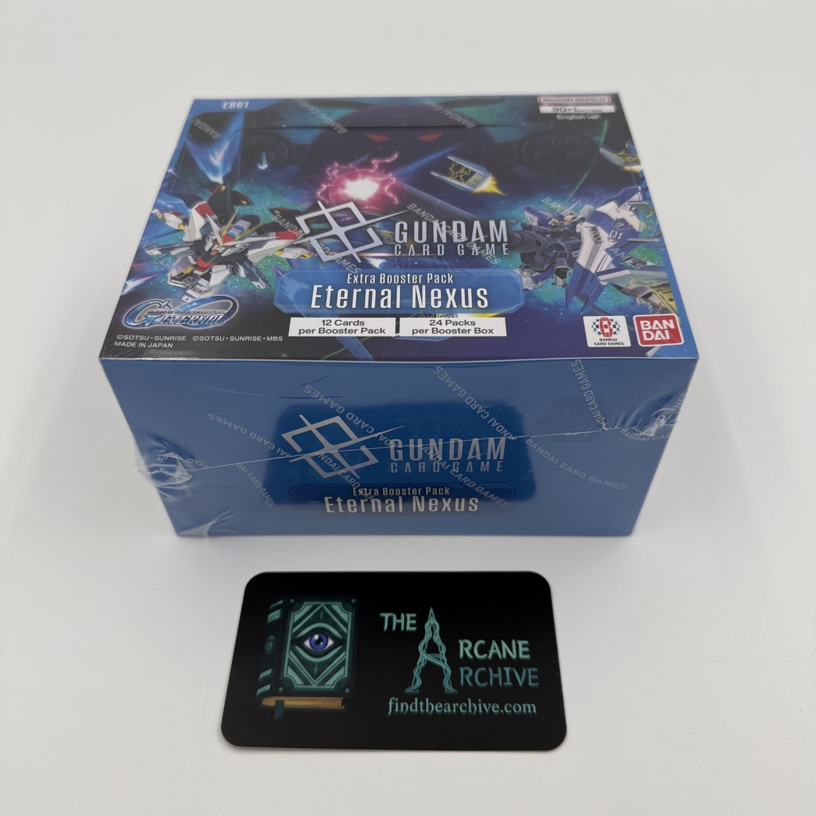 Eternal Nexus Booster Box EB01 Gundam Card Game New Sealed English Case Fresh