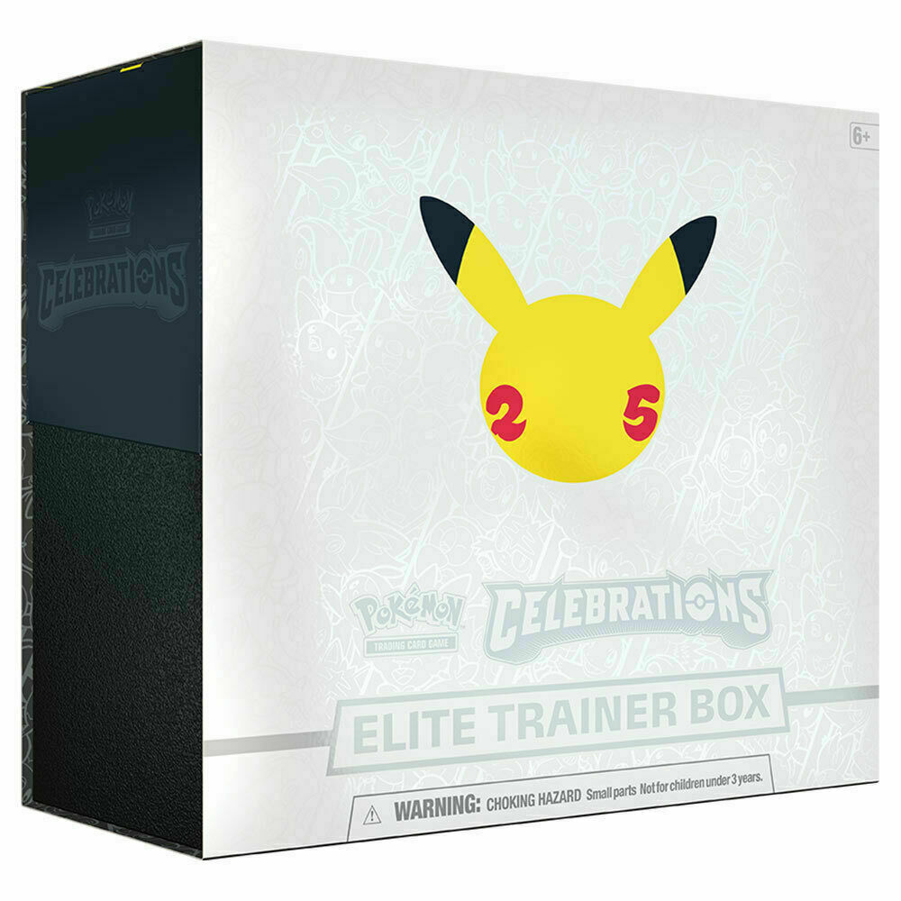 Pokemon TCG 25th Anniversary Celebrations Factory Sealed Elite Trainer Box