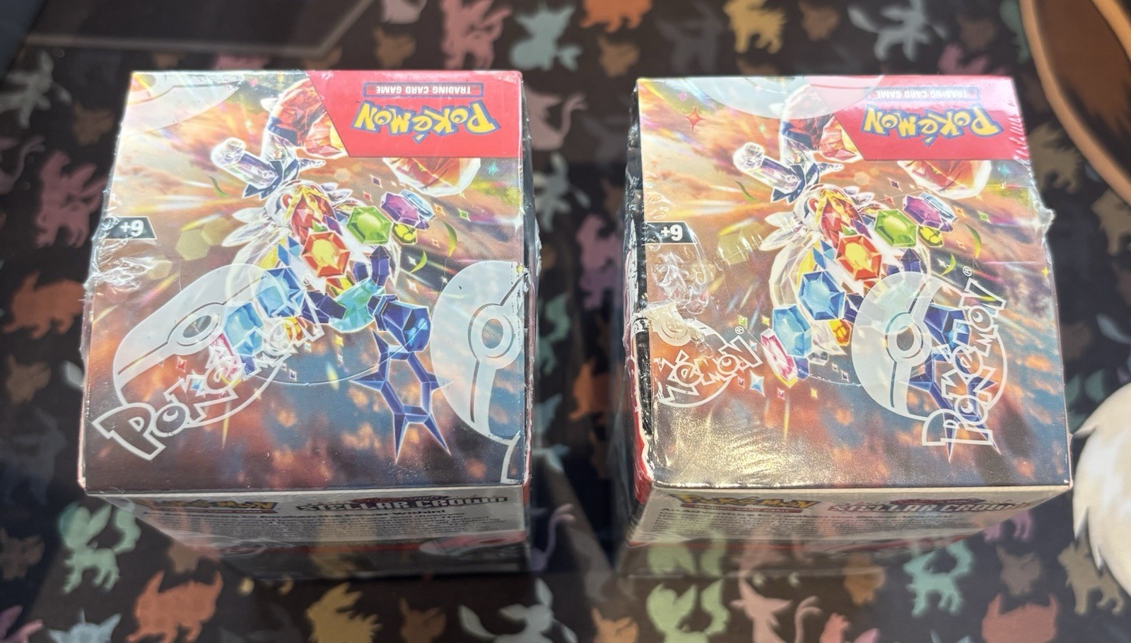2 x Stellar Crown Half Booster Box (18 Packs) New and Sealed SV07 Pokemon TCG