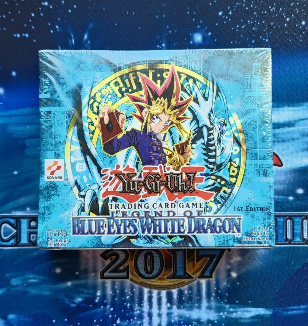 💎 1st Ed Legend of Blue-eyes White Dragon Booster Box Yugioh Sealed LOB PSA 💎
