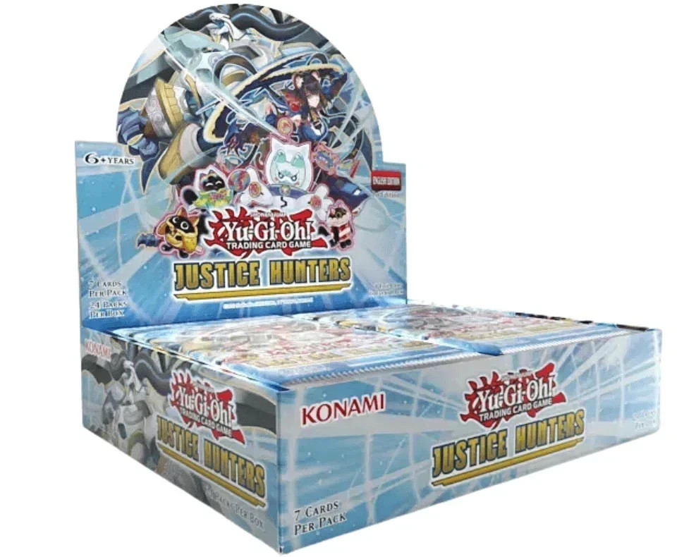 Yugioh Justice Hunters 1st Edition Booster Box 24-Packs Sealed New