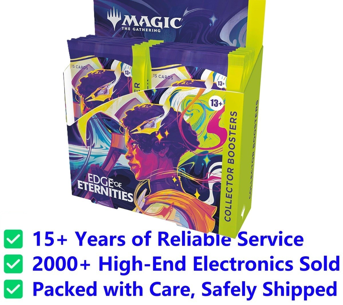 Magic the Gathering EDGE OF ETERNITIES COLLECTOR BOOSTER BOX ✅ Trusted Seller