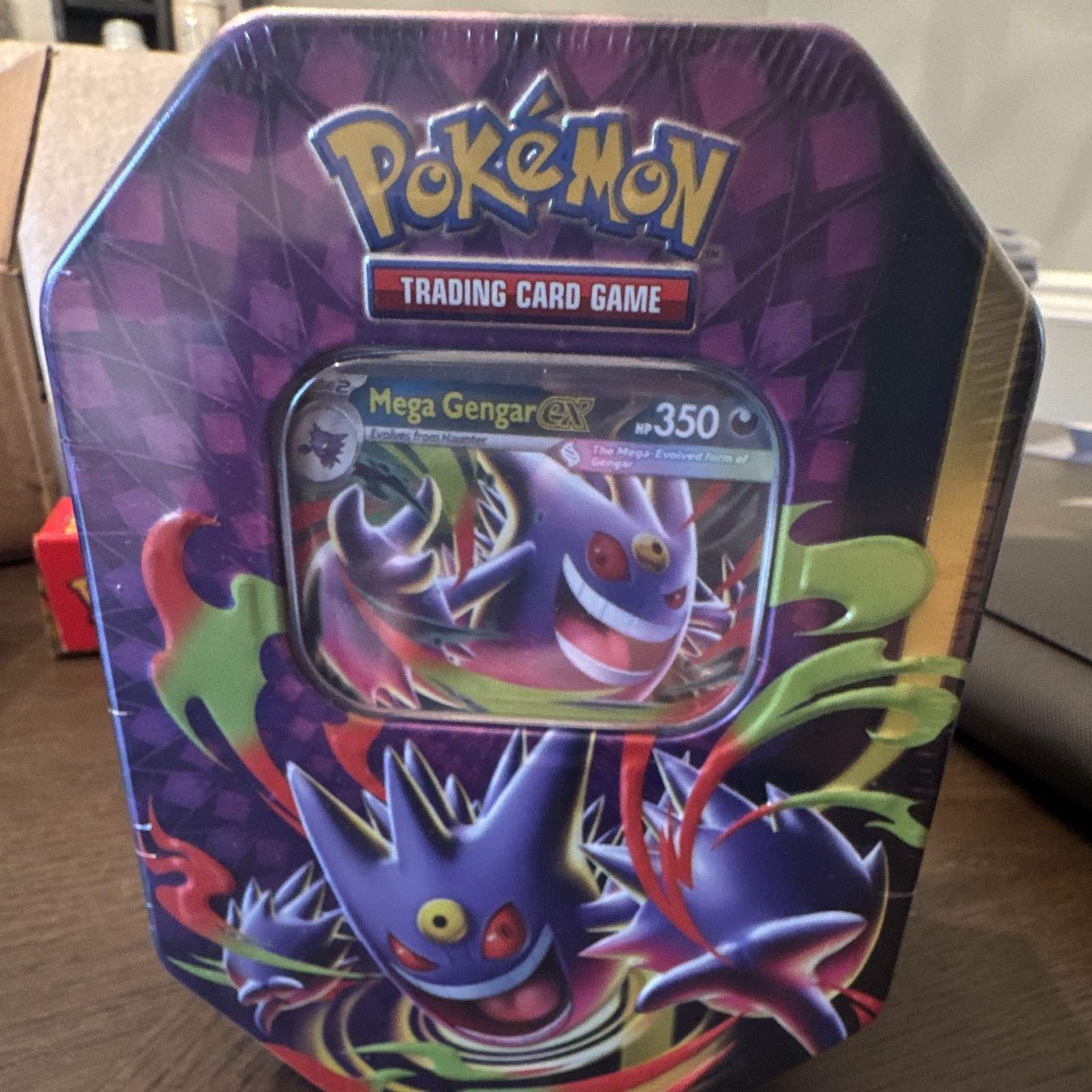 Pokémon TCG Mega Moonlight Tin Mega Gengar-EX Promo Tin Box 2016 English