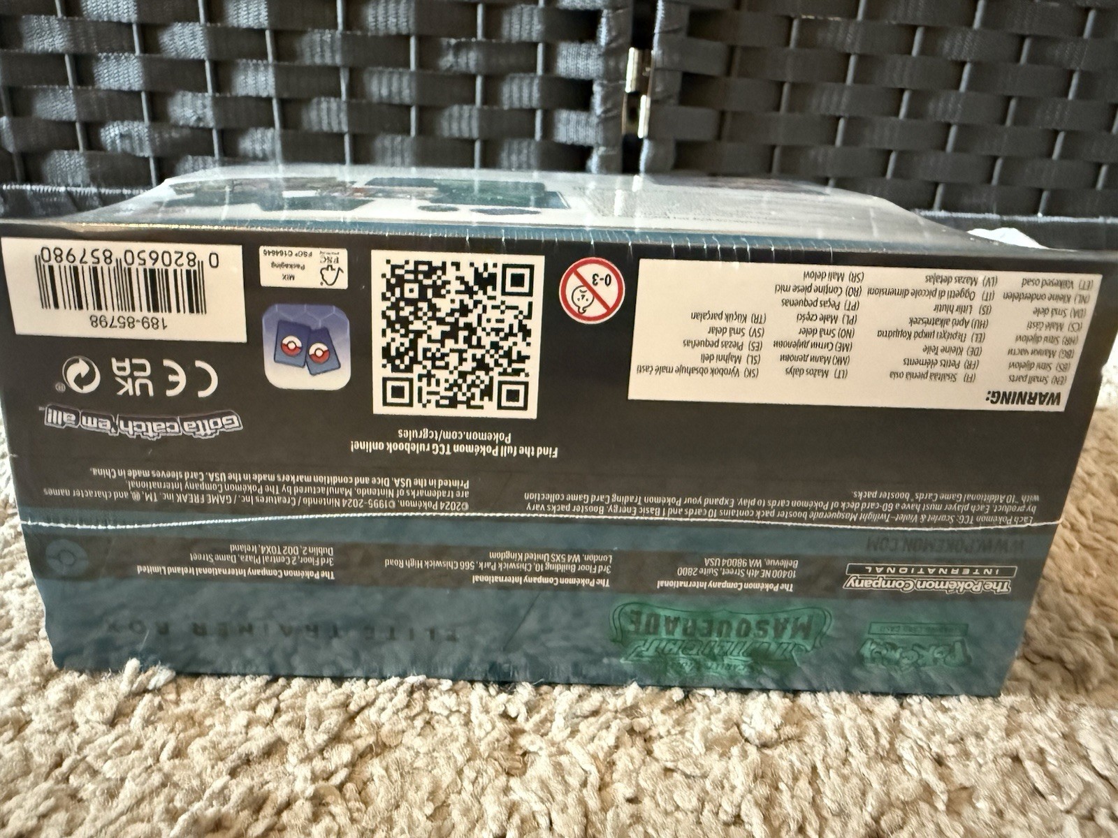 Pokemon TCG Twilight Masquerade Elite Trainer Box ETB, New Sealed