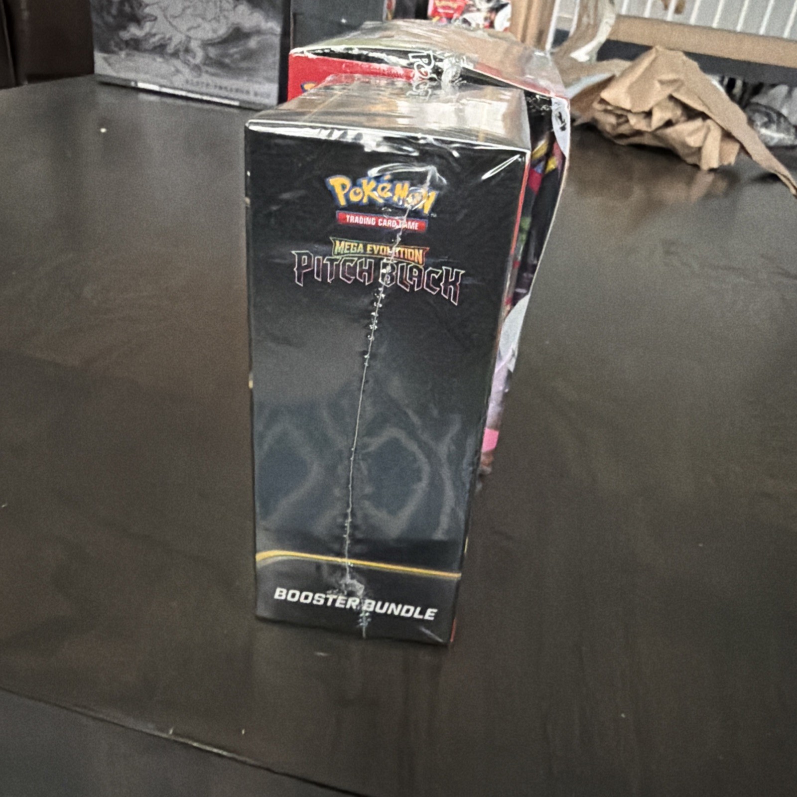 Lot of 3 Pokemon TCG Mega Evolution Pitch Black: 1 Display Box + 2 Bundles