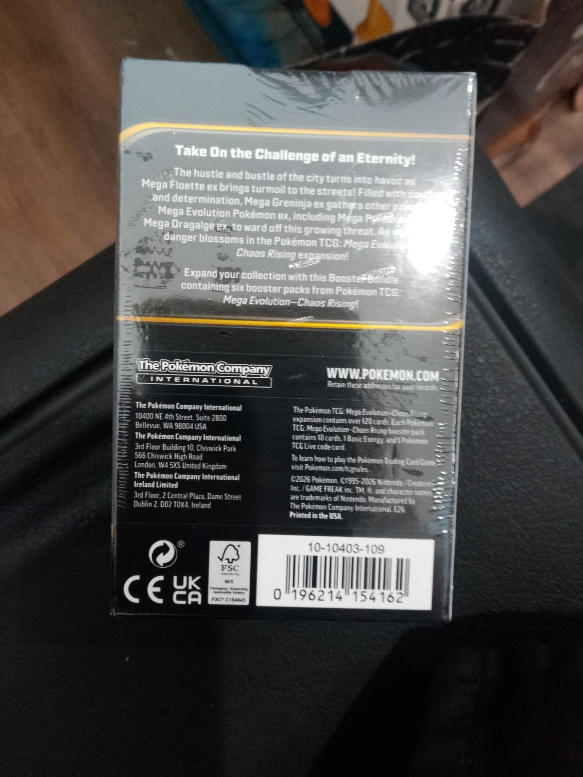 Pokemon TCG Chaos Rising Factory Sealed Booster Bundle Box 6 Packs Per Box