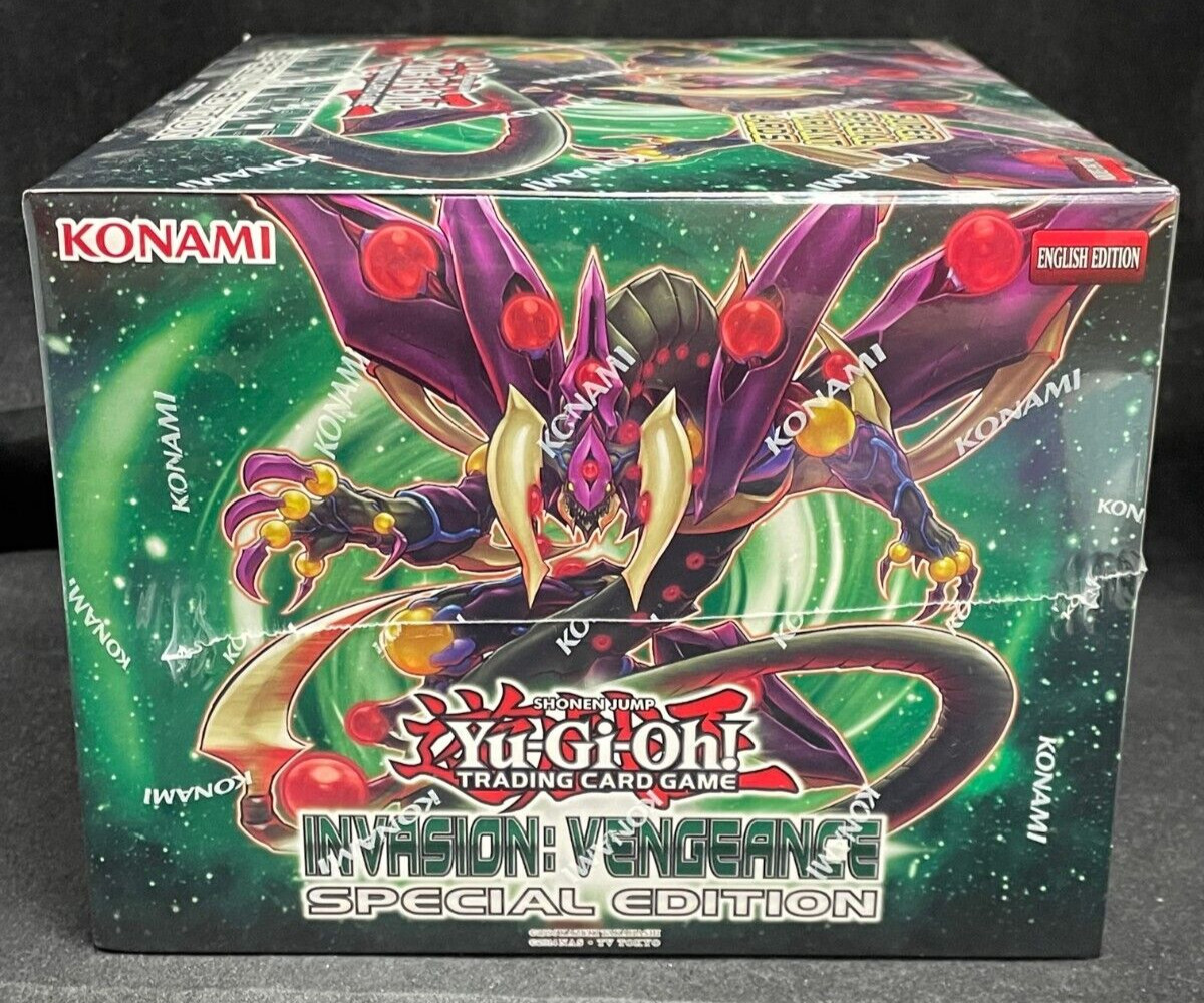 Yu-Gi-Oh! TCG: Invasion Vengeance Special Edition Display Case (10 Mini Box) NEW