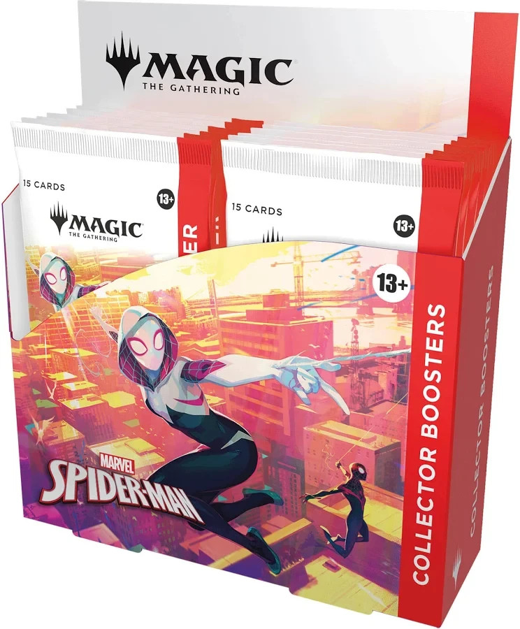 Spider-Man – Collector Booster Display! Factory Sealed-English! MTG Booster Box