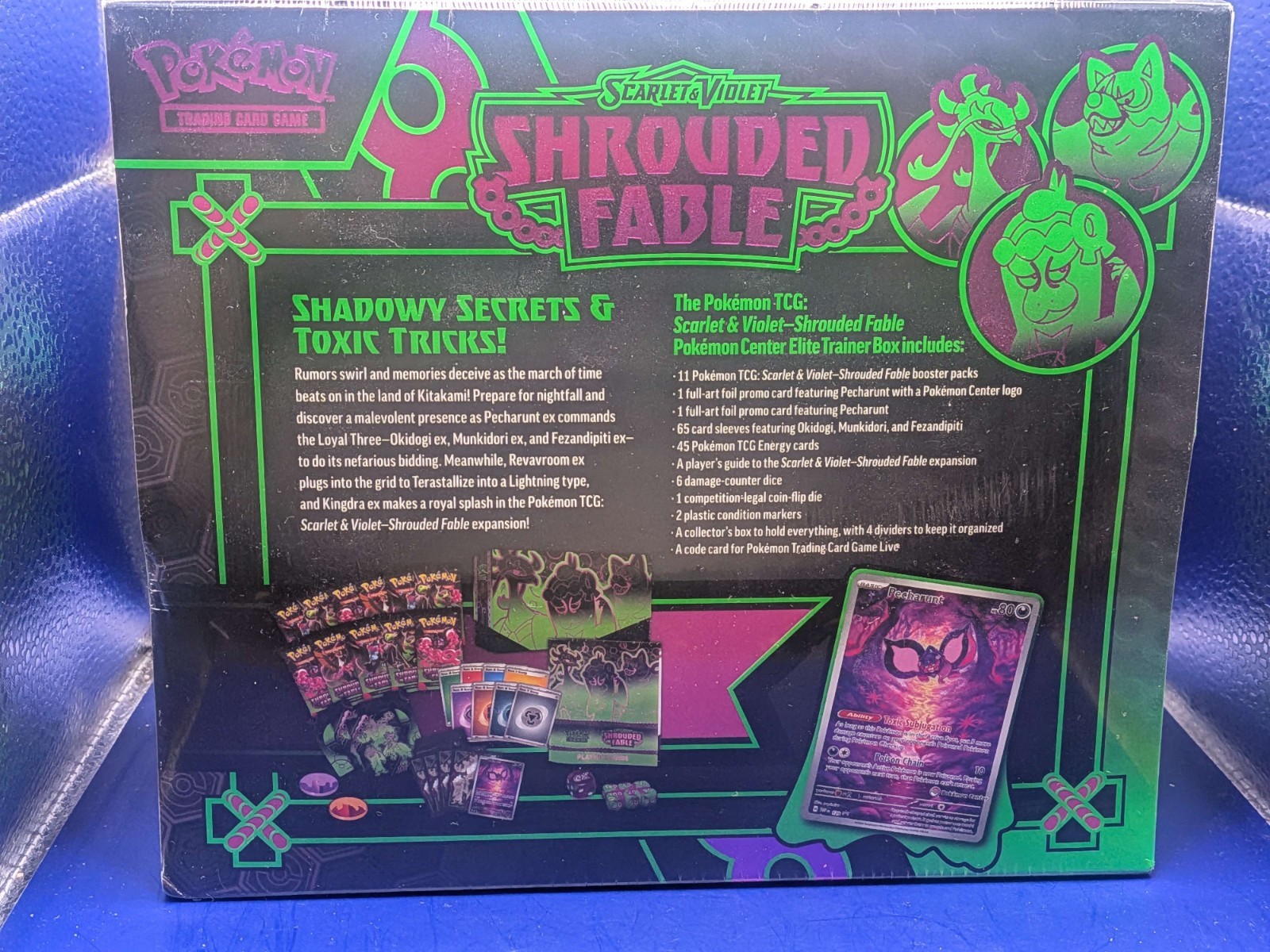 Pokemon Center Exclusive 2024 Shrouded Fable ETB NEAR MINT SEALED